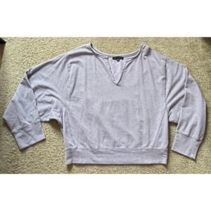 Sanctuary Lilac V-Neck Long Sleeve 100% Cotton Sweater Women’s Large